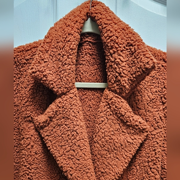 Rust sherpa jacket - Picture 4 of 6